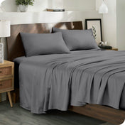 Sale - Organic Cotton Sateen Sheet Set - Bare Home