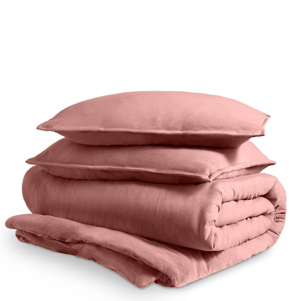 Sale - Washed Microfiber Duvet Cover & Sham Set - Bare Home