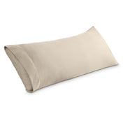 A microfiber body pillowcase on a pillow