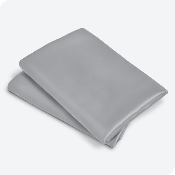 Satin Pillowcase Set Zipper Closure - Bare Home