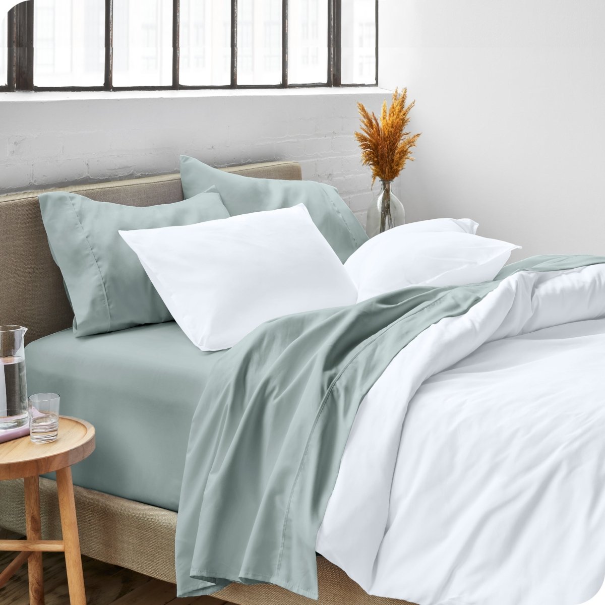 Microfiber Sheet Set - Open End Pillowcase - Bare Home