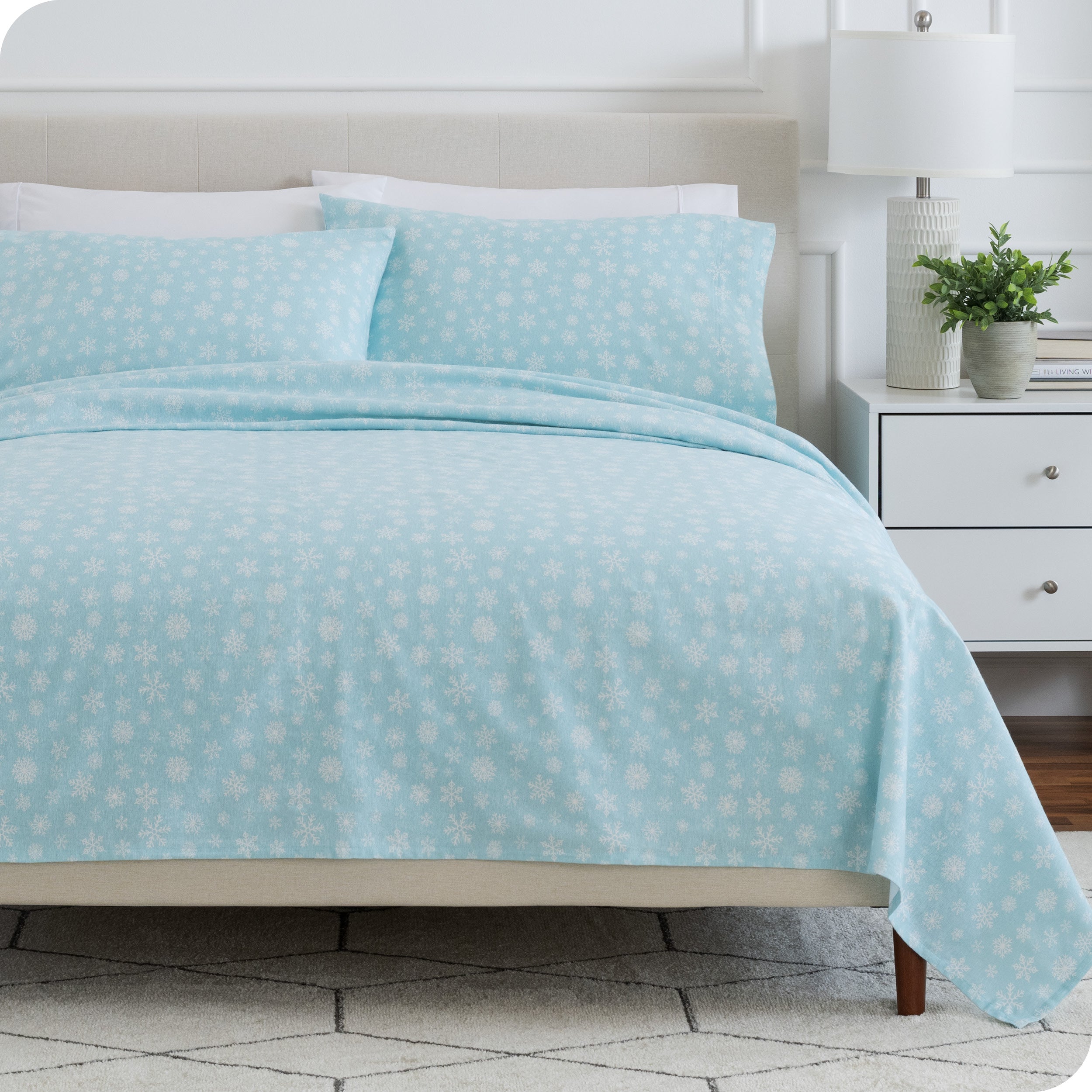 Cotton Flannel Sheet Set - Prints