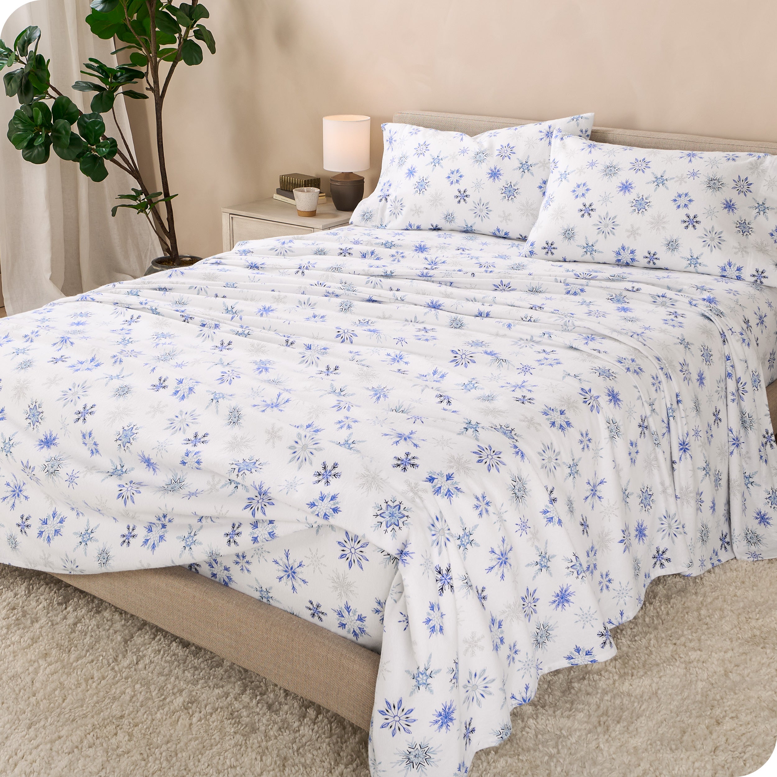Cotton Flannel Sheet Set - Prints