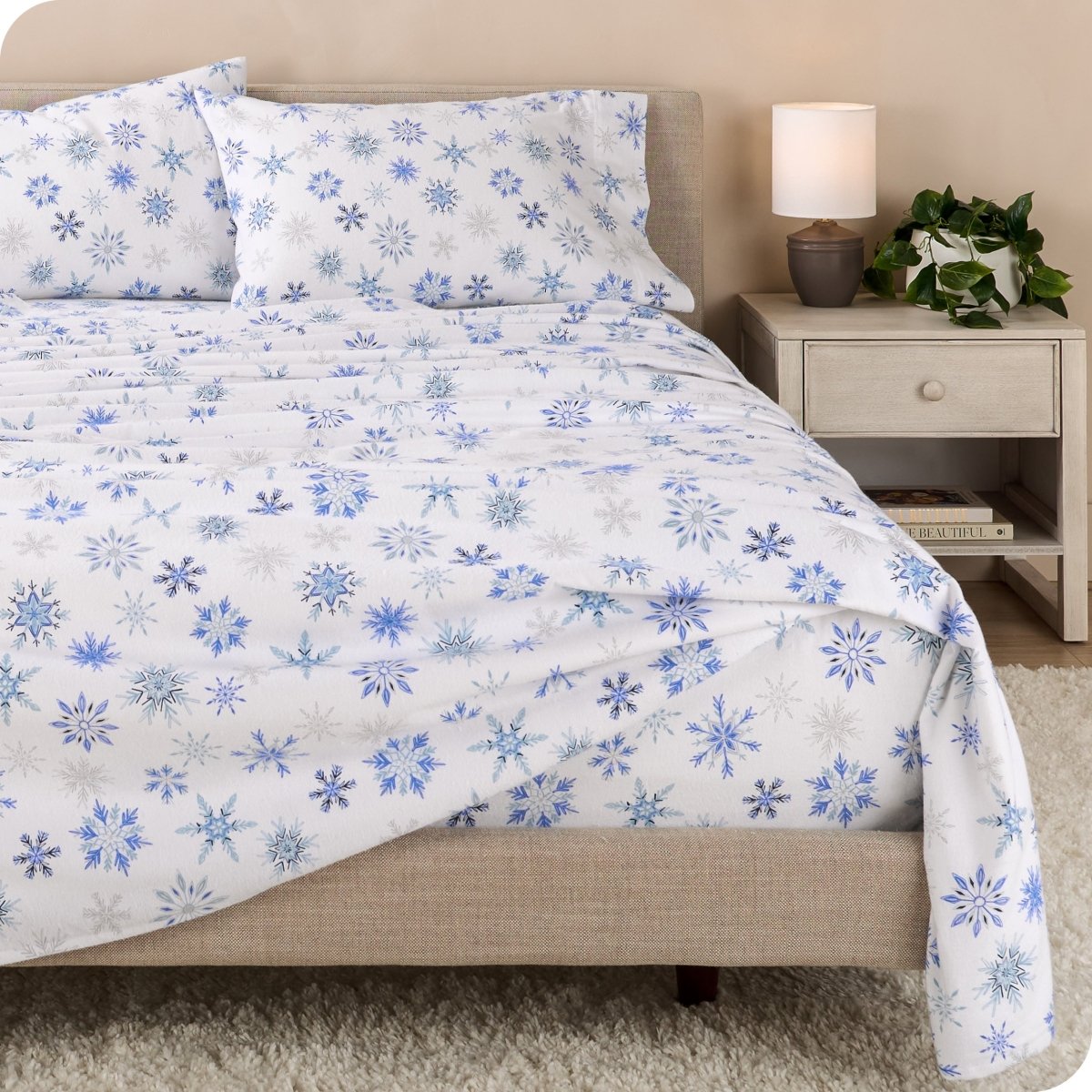 Cotton Flannel Sheet Set - Prints - Bare Home