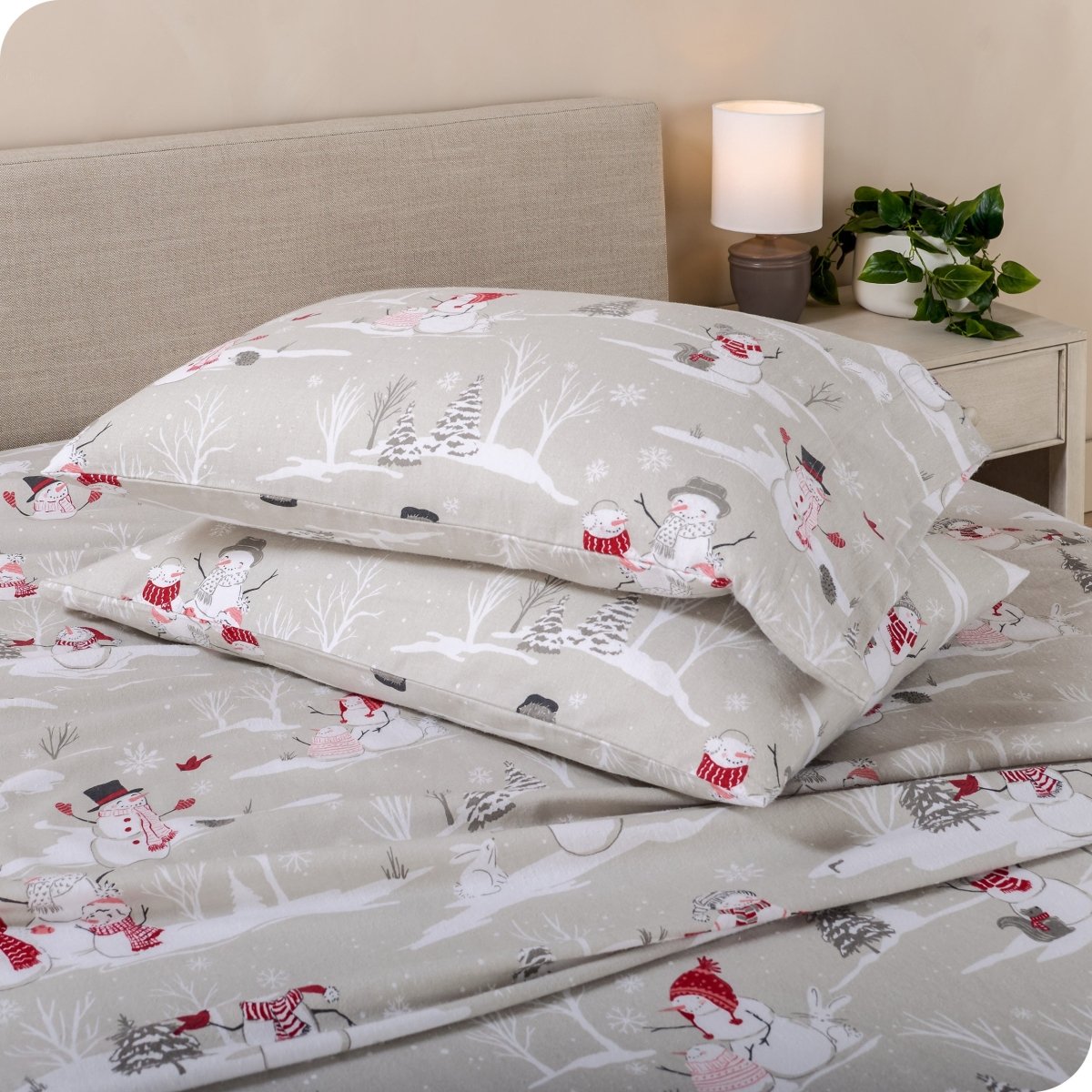 Cotton Flannel Sheet Set - Prints - Bare Home