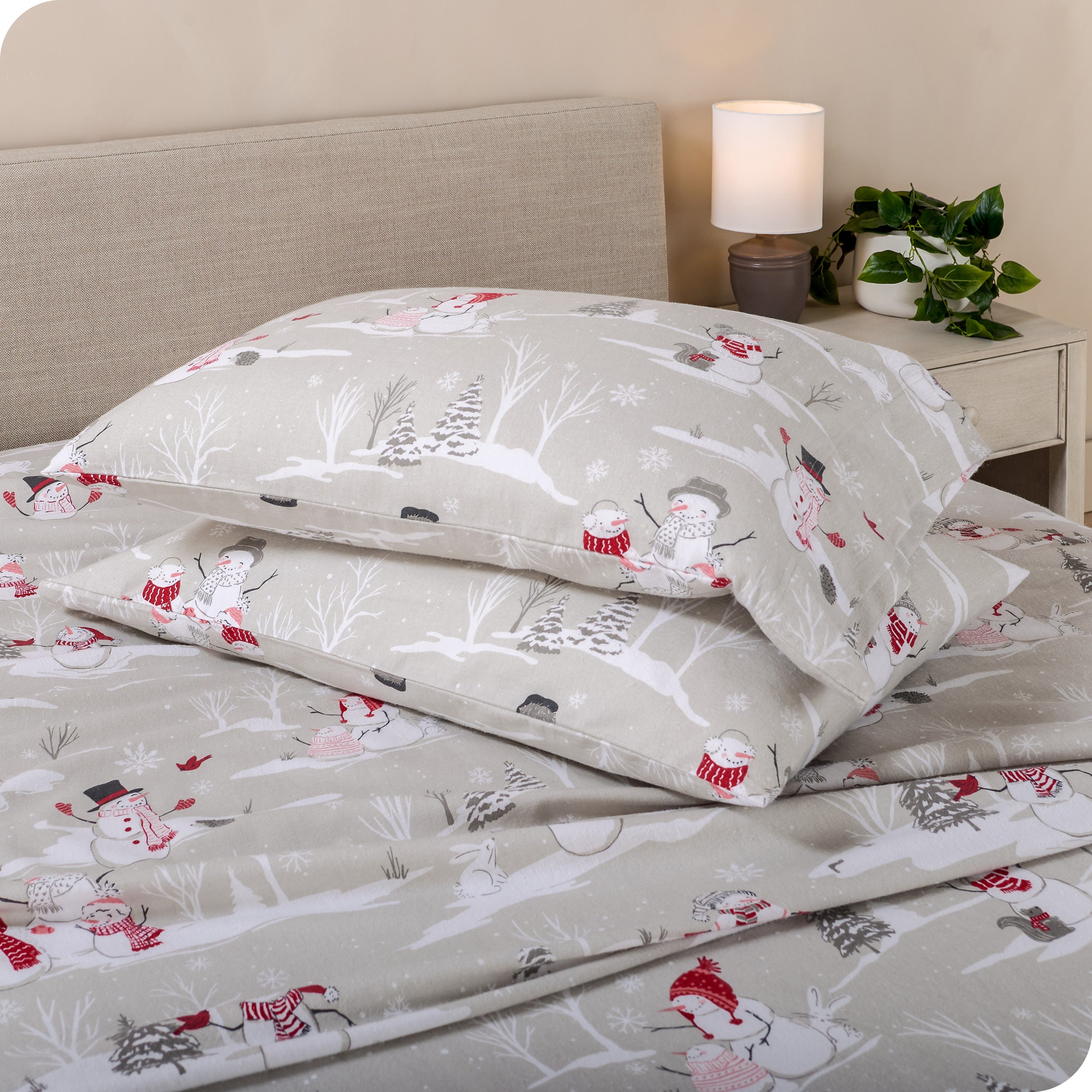 Cotton Flannel Sheet Set - Prints