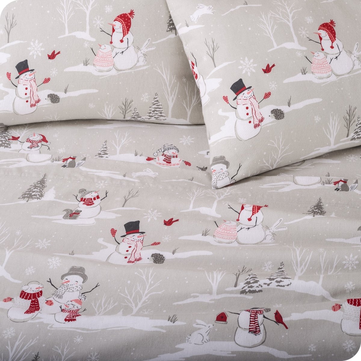 Cotton Flannel Sheet Set - Prints - Bare Home