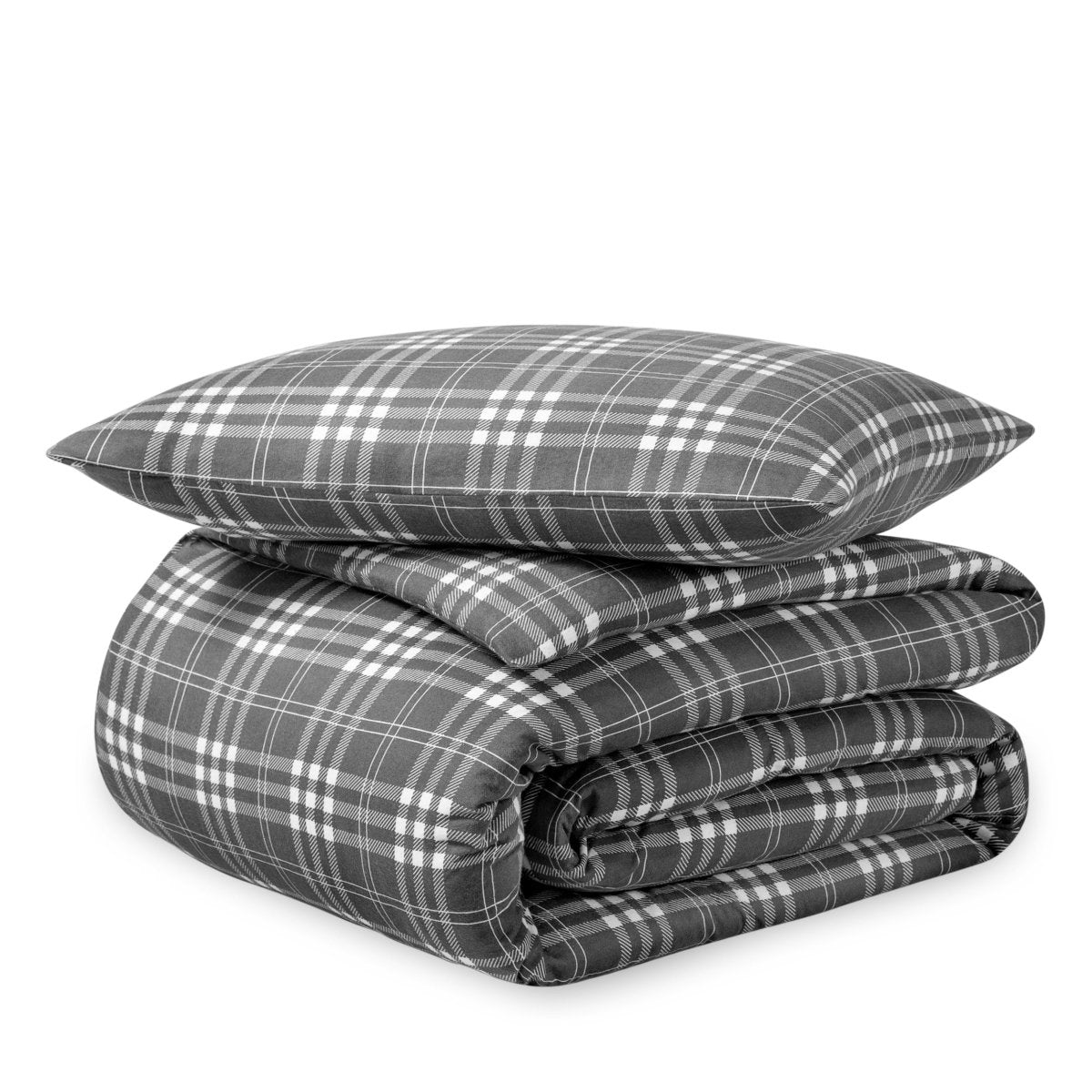 Cotton Flannel Duvet Cover & Sham Set
