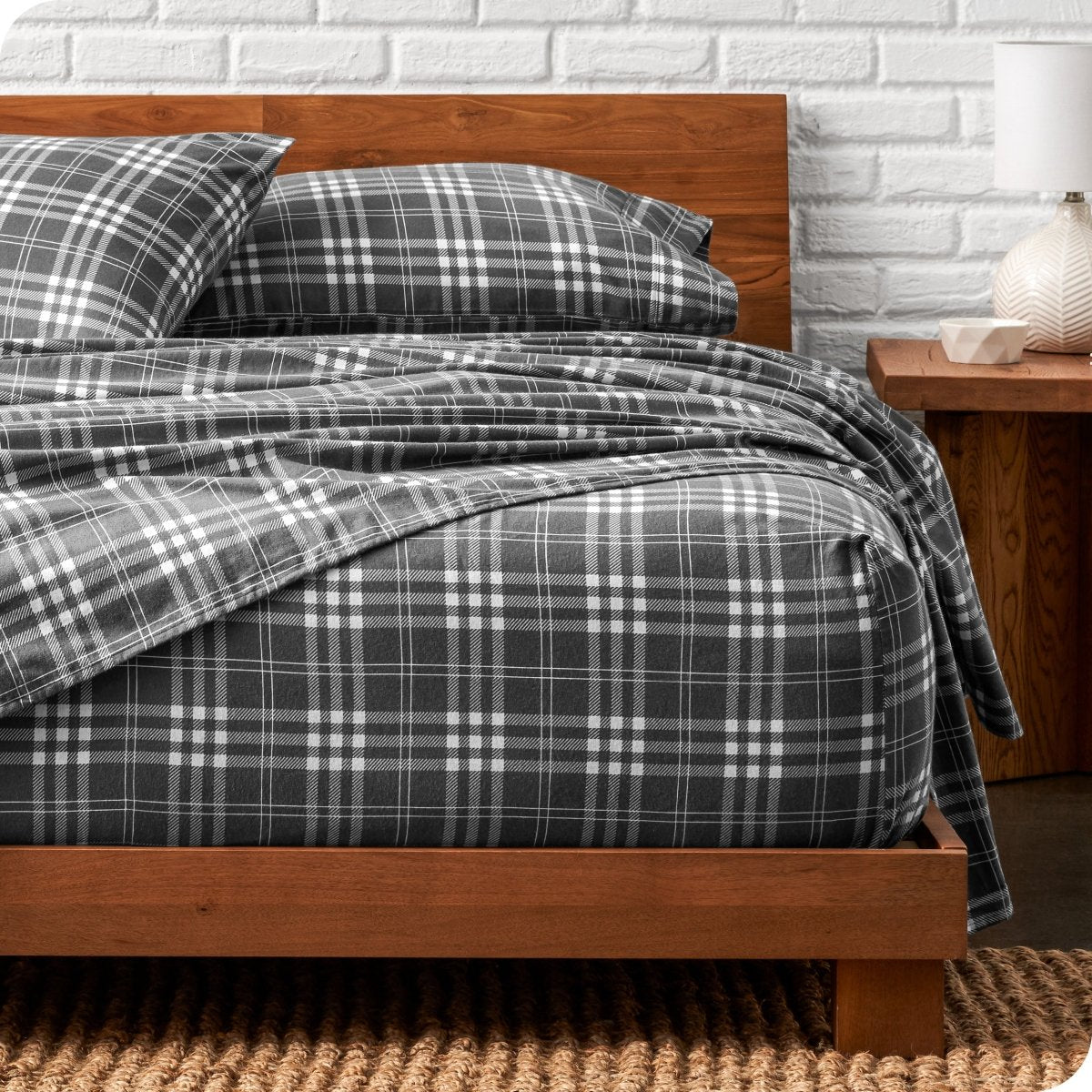 Cotton Flannel Sheet Set - Prints - Bare Home
