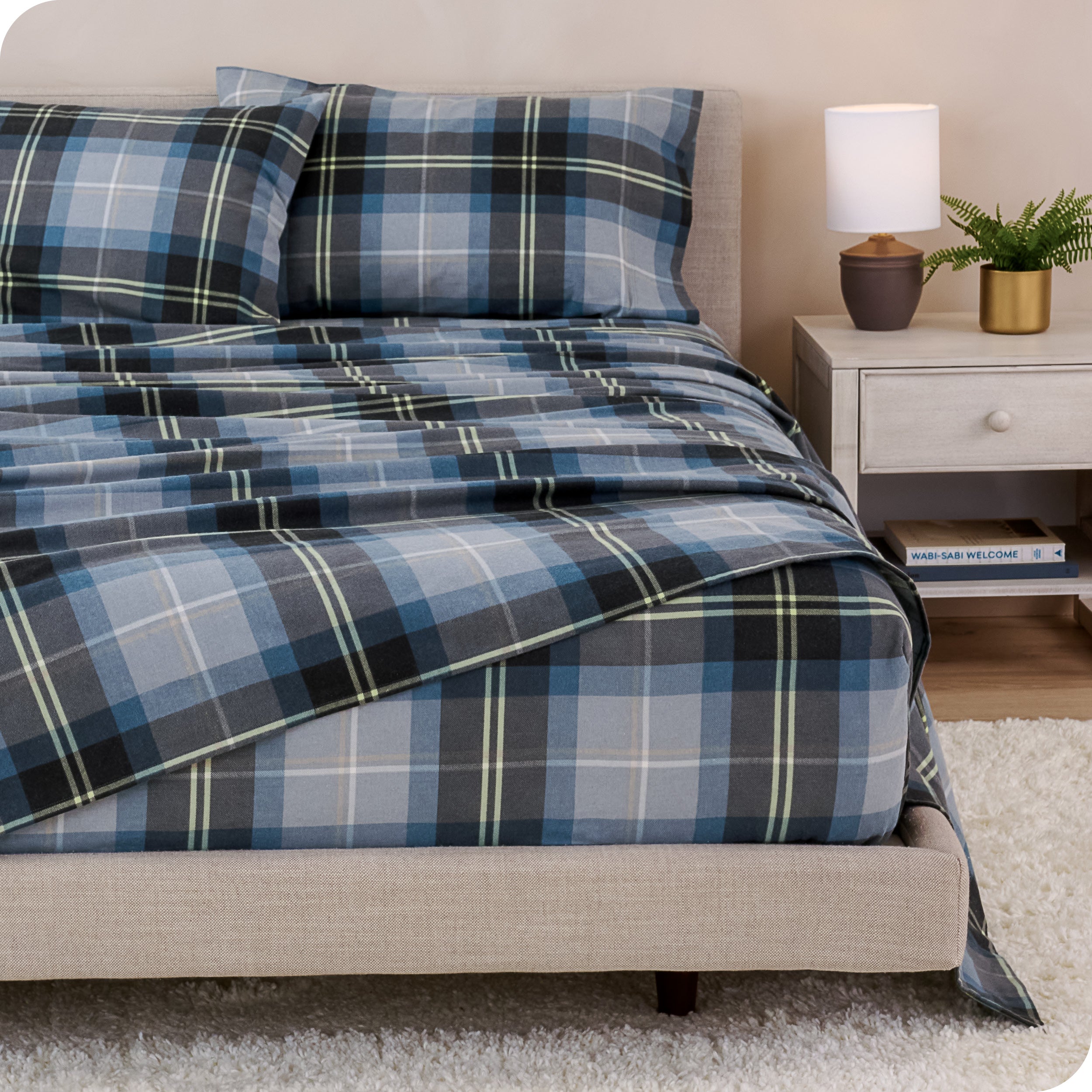 Cotton Flannel Sheet Set - Prints