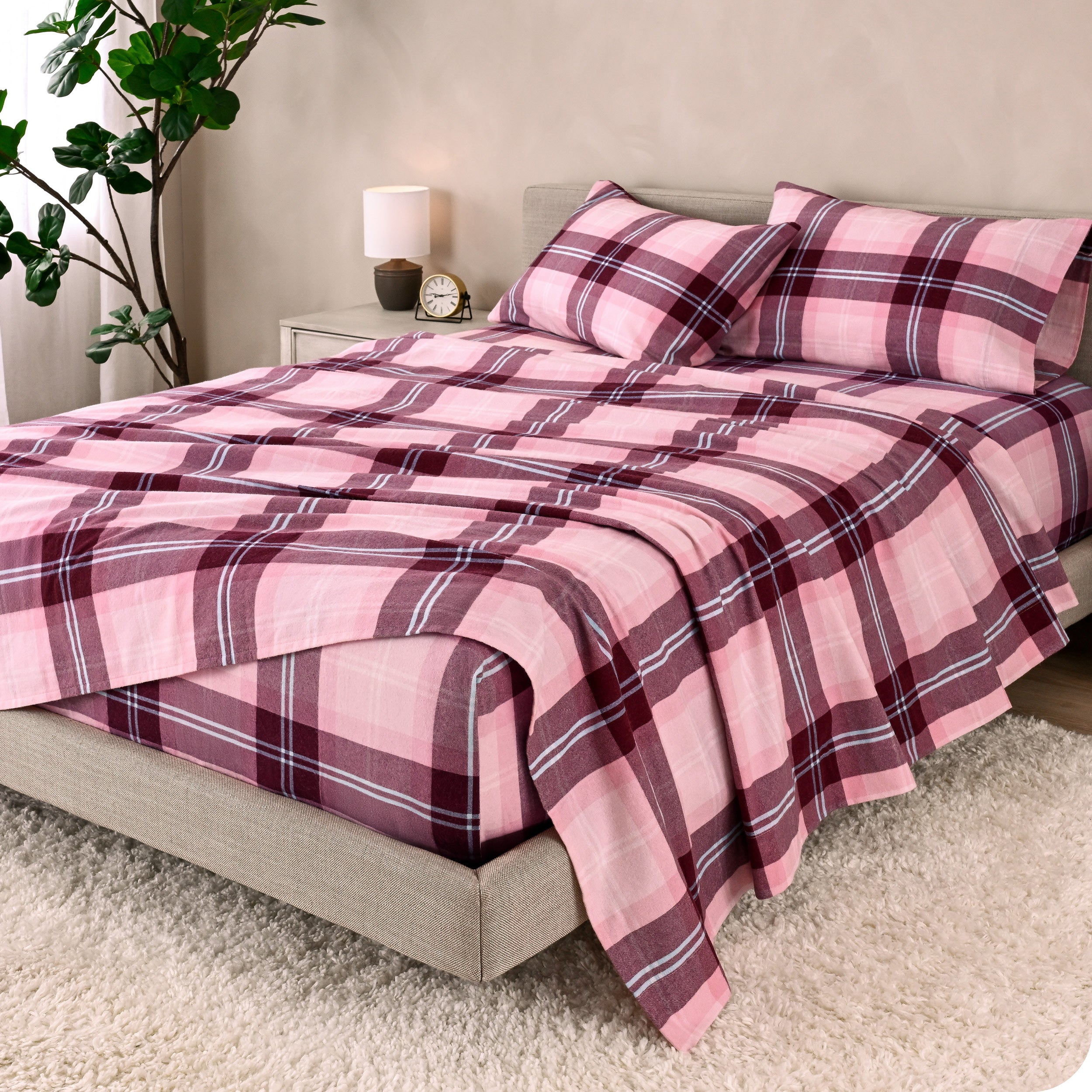 Cotton Flannel Sheet Set - Prints