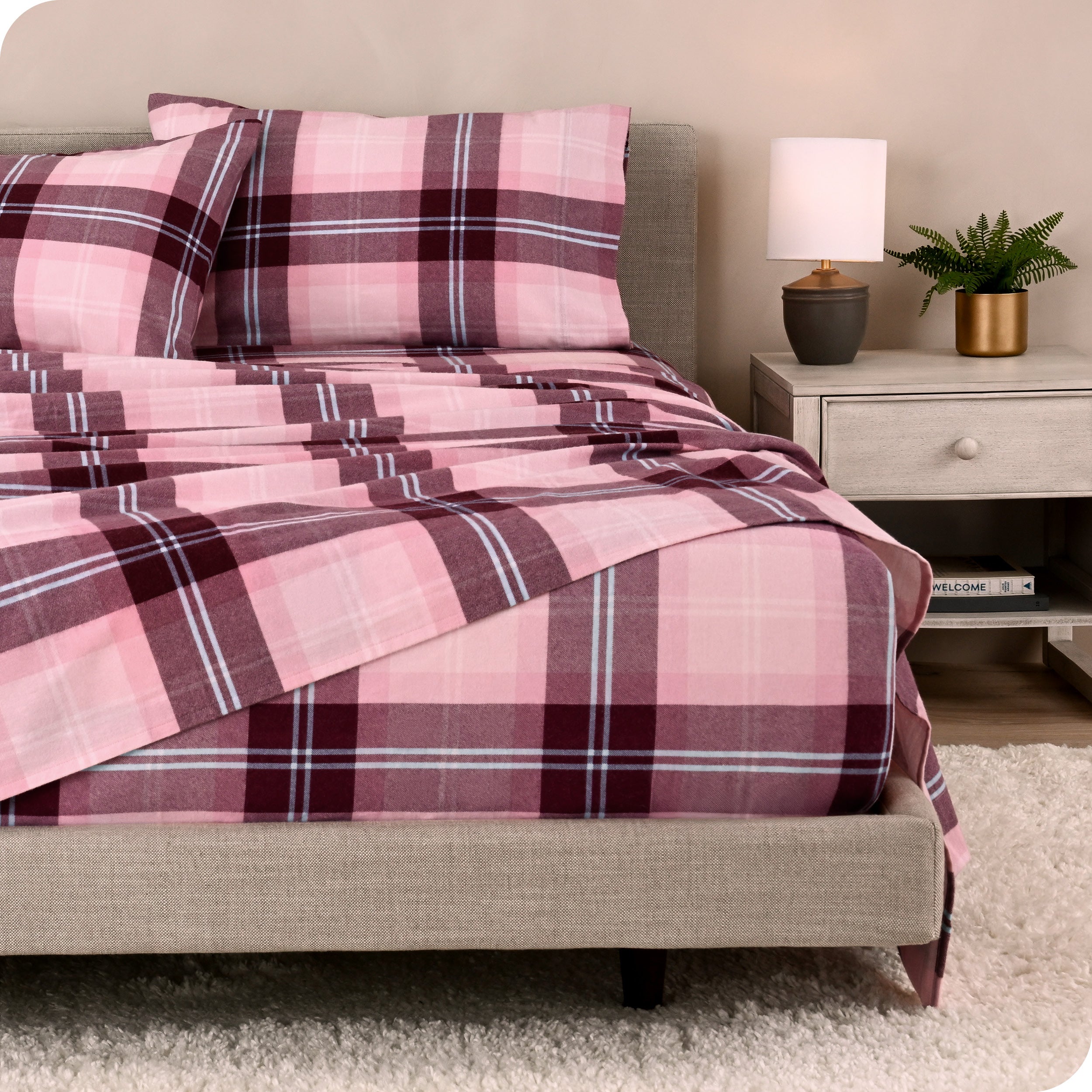 Cotton Flannel Sheet Set - Prints