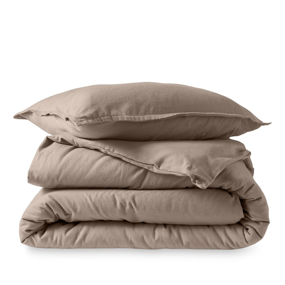 Cotton Flannel Duvet Cover & Sham Set