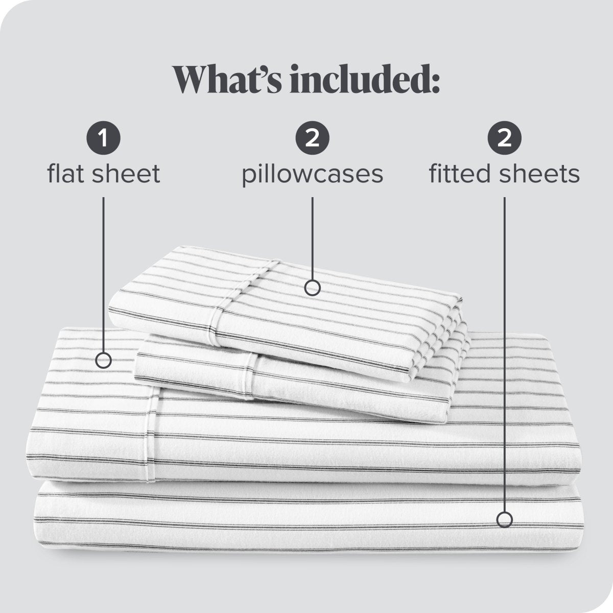 Cotton Flannel Sheet Set - Prints - Bare Home