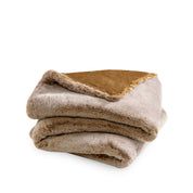 Faux Fur blanket folded loosely