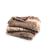 Faux Fur blanket folded loosely