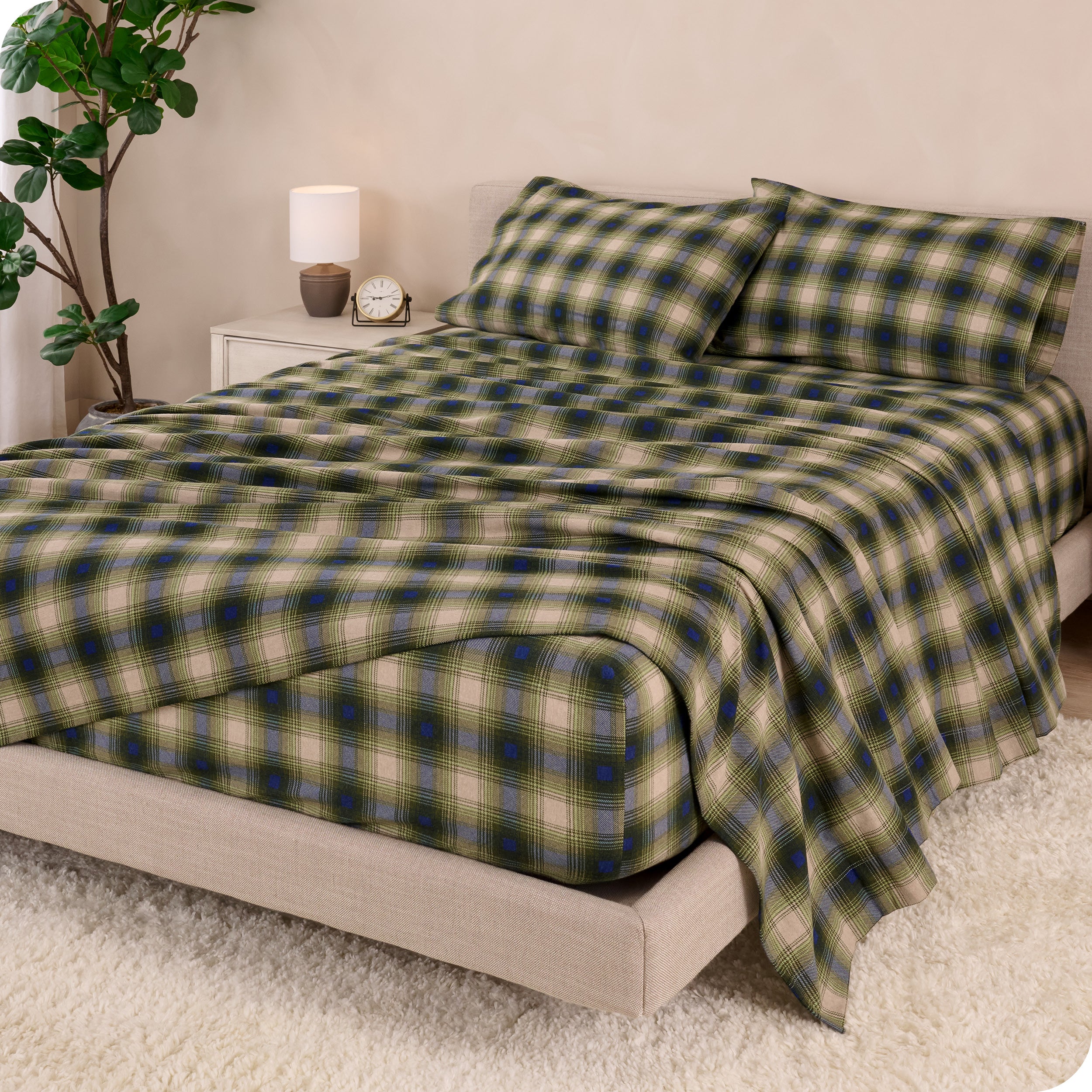 Cotton Flannel Sheet Set - Prints