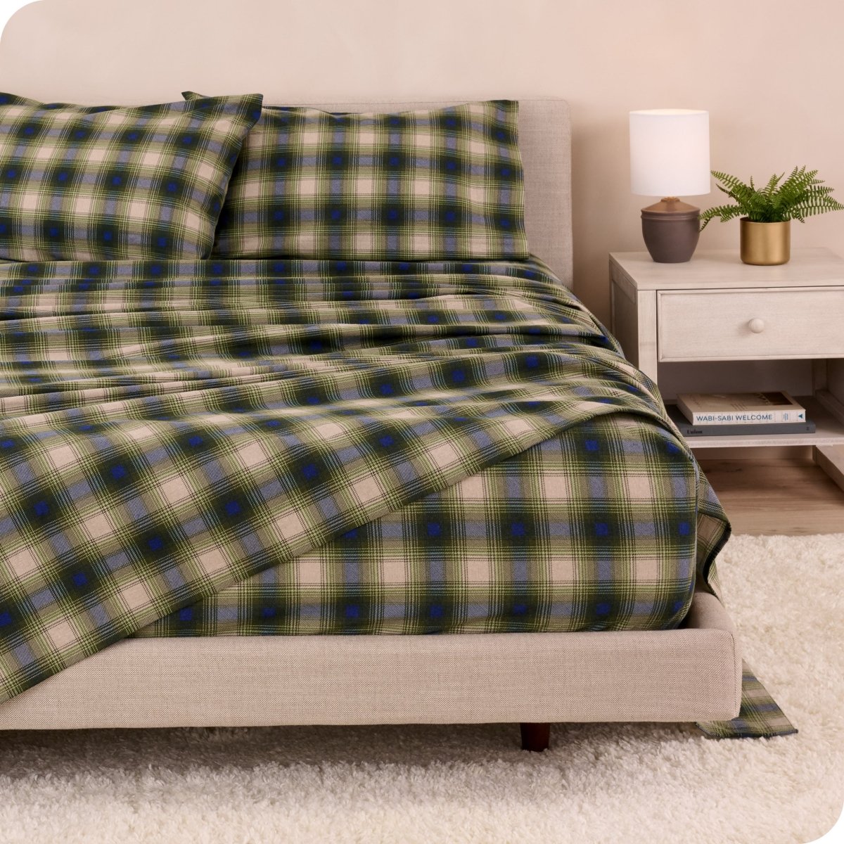 Cotton Flannel Sheet Set - Prints - Bare Home
