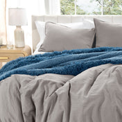 Washed Microfiber Duvet Cover & Sham Set - Bare Home