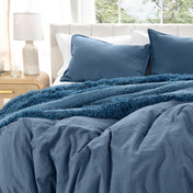 Washed Microfiber Duvet Cover & Sham Set - Bare Home