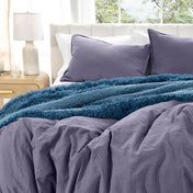 Washed Microfiber Duvet Cover & Sham Set - Bare Home