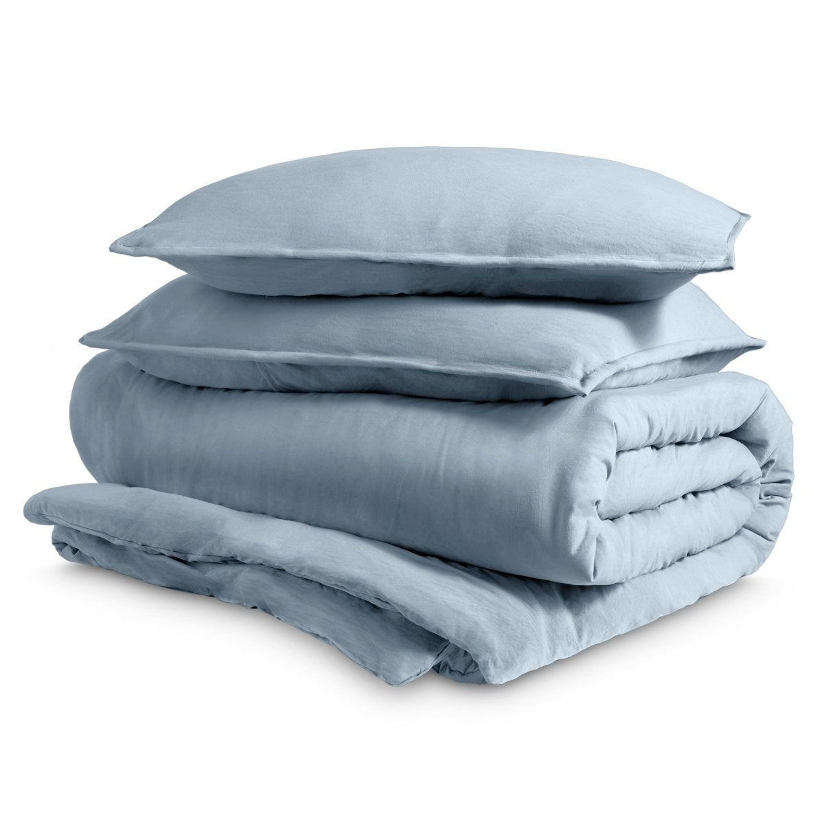 Washed Microfiber Duvet Cover & Sham Set - Bare Home