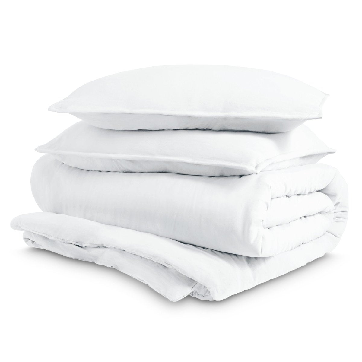 Washed Microfiber Duvet Cover & Sham Set - Bare Home
