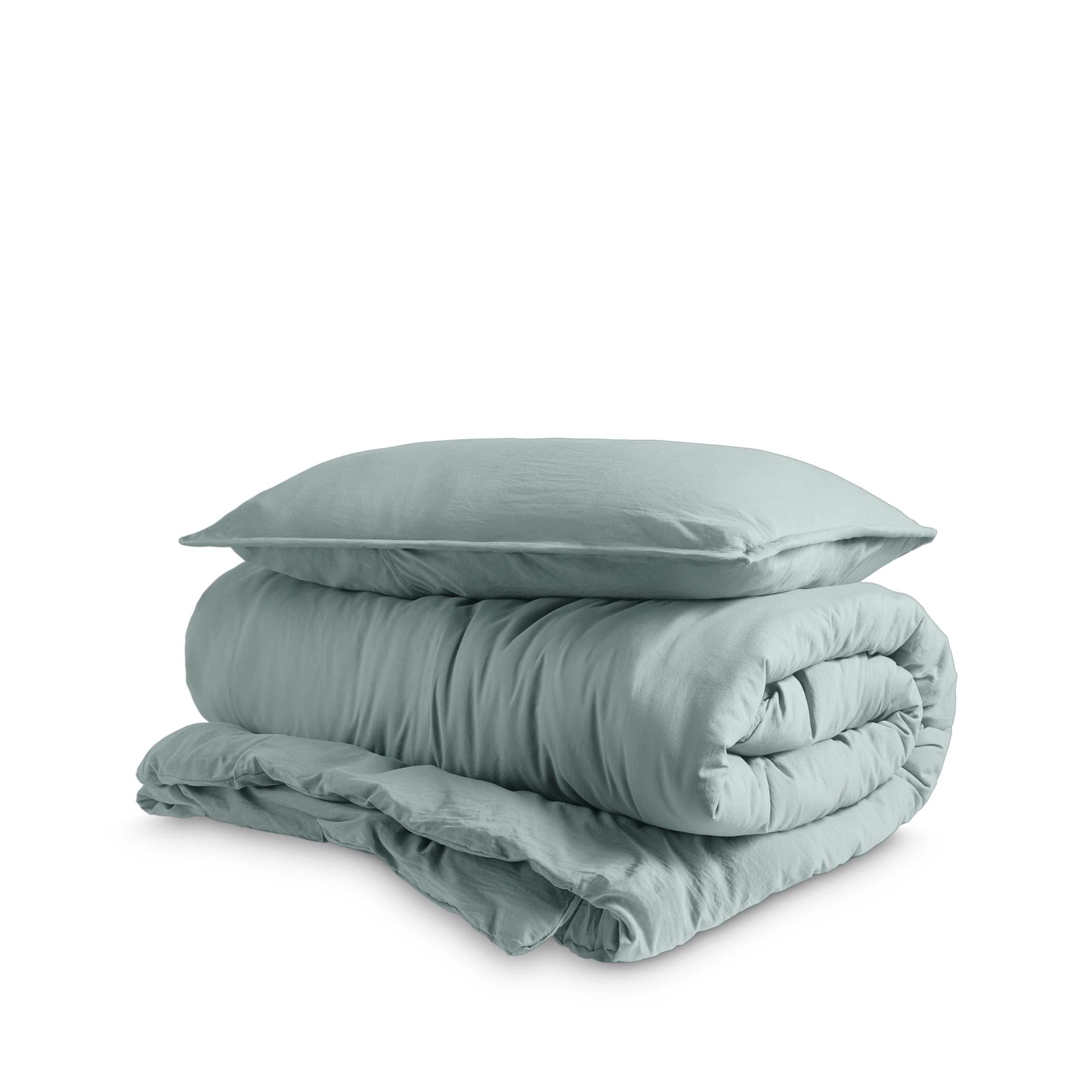 Washed Microfiber Duvet Cover & Sham Set - Bare Home