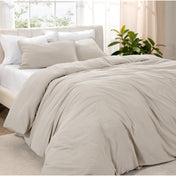 Washed Microfiber Duvet Cover & Sham Set - Bare Home