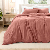 Washed Microfiber Duvet Cover & Sham Set - Bare Home
