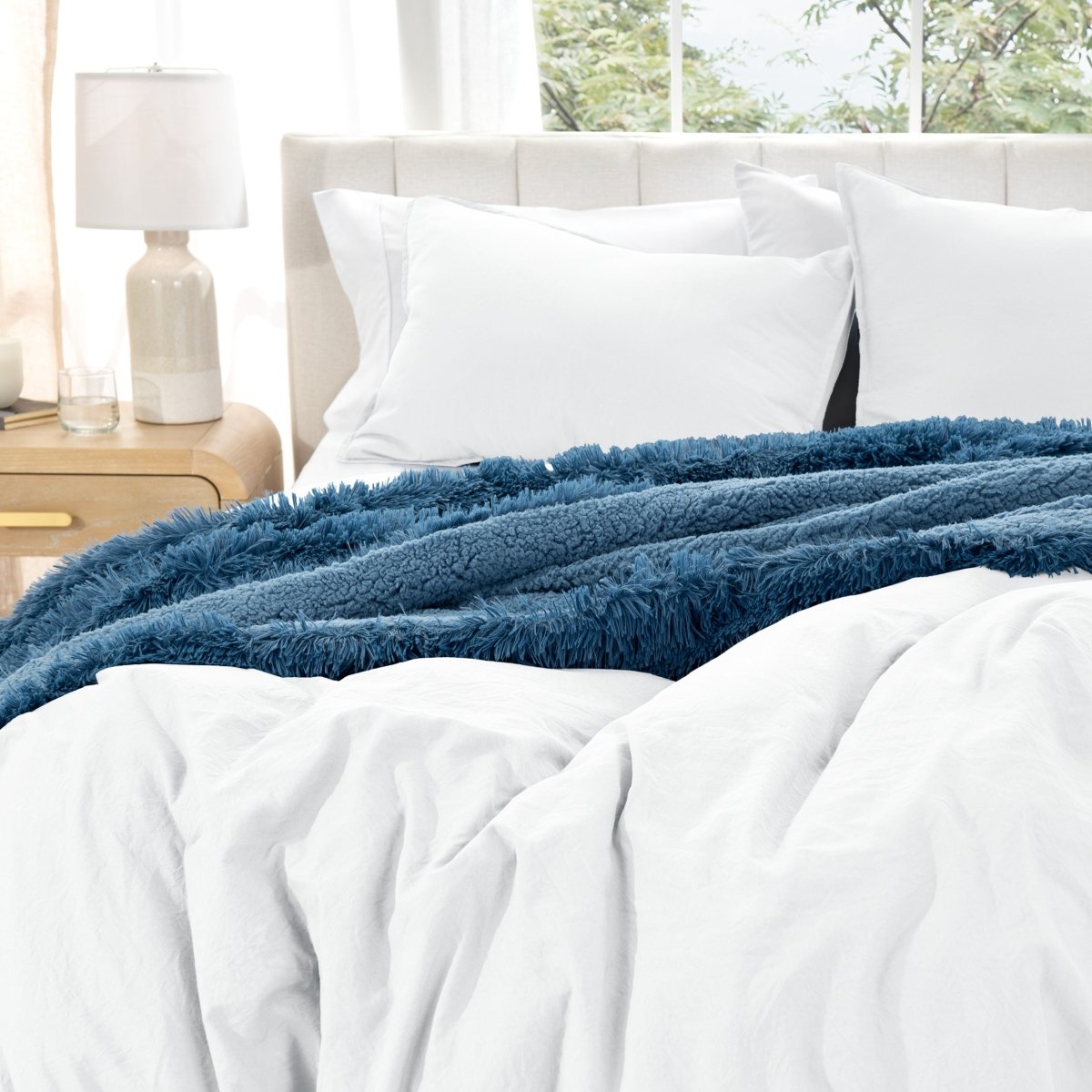 Washed Microfiber Duvet Cover & Sham Set - Bare Home