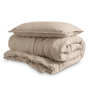 Washed Microfiber Duvet Cover & Sham Set - Bare Home