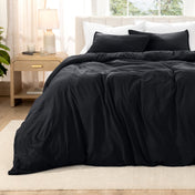 Washed Microfiber Duvet Cover & Sham Set - Bare Home