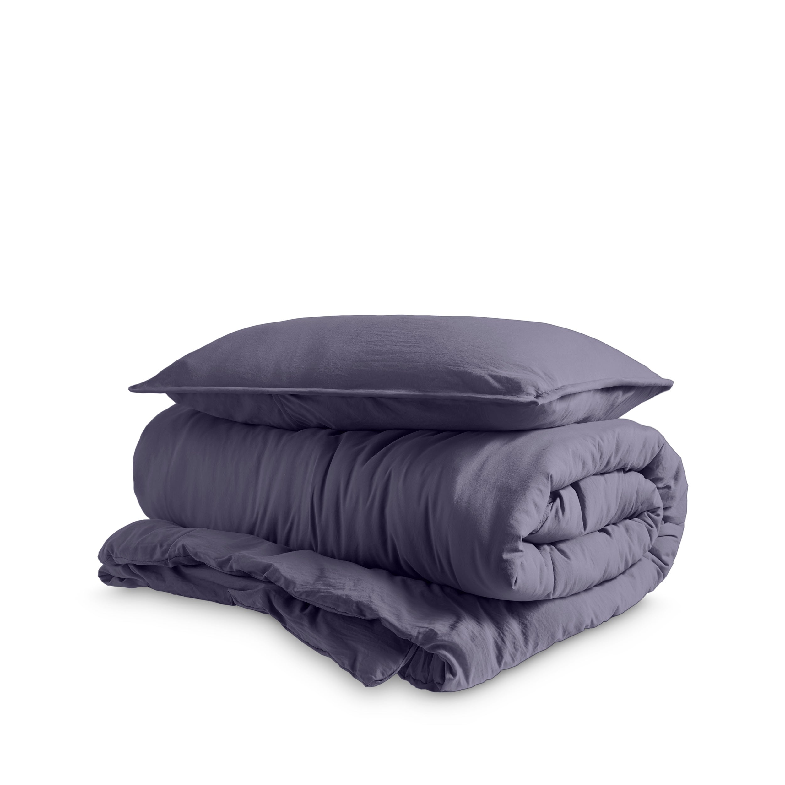 Washed Microfiber Duvet Cover & Sham Set - Bare Home