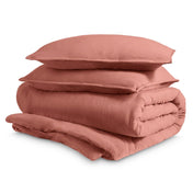 Washed Microfiber Duvet Cover & Sham Set - Bare Home