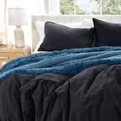 Washed Microfiber Duvet Cover & Sham Set - Bare Home