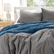 Washed Microfiber Duvet Cover & Sham Set - Bare Home