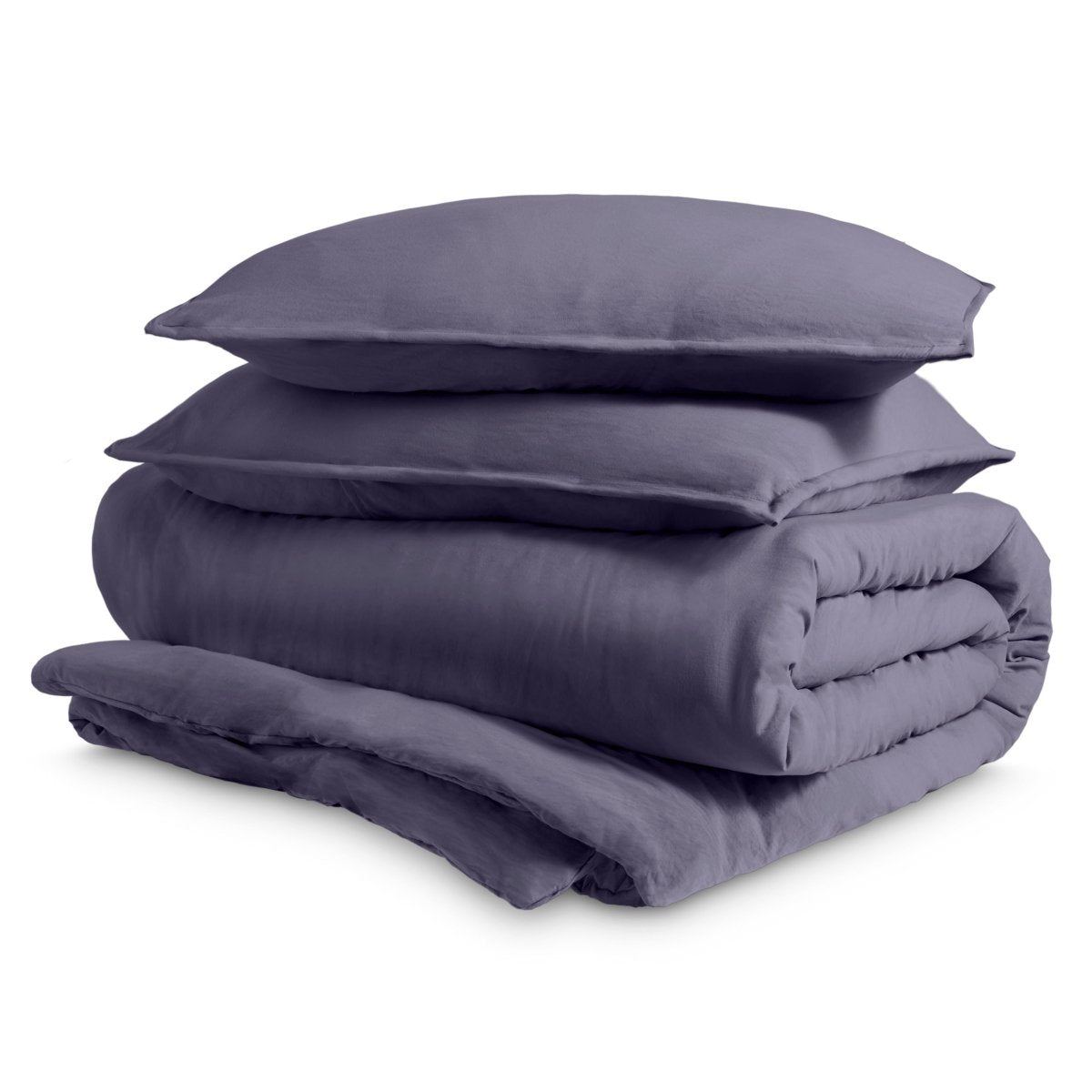 Washed Microfiber Duvet Cover & Sham Set - Bare Home