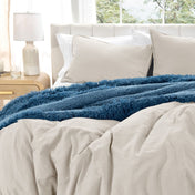 Washed Microfiber Duvet Cover & Sham Set - Bare Home