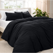 Washed Microfiber Duvet Cover & Sham Set - Bare Home