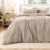 Washed Microfiber Duvet Cover & Sham Set - Bare Home