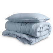 Washed Microfiber Duvet Cover & Sham Set - Bare Home