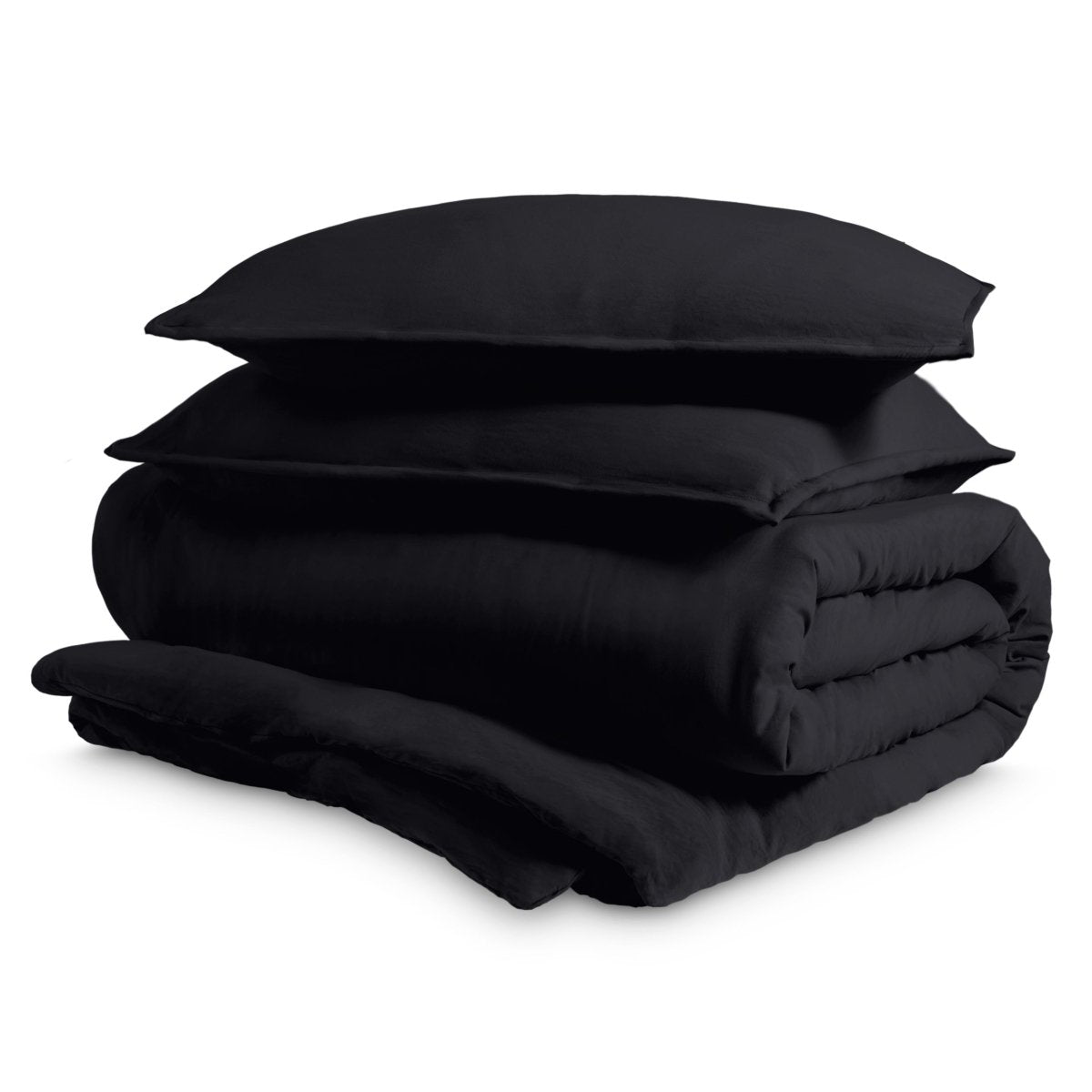 Washed Microfiber Duvet Cover & Sham Set - Bare Home