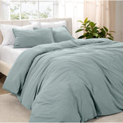 Washed Microfiber Duvet Cover & Sham Set - Bare Home
