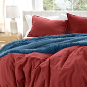 Washed Microfiber Duvet Cover & Sham Set - Bare Home