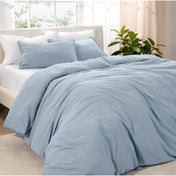Washed Microfiber Duvet Cover & Sham Set - Bare Home