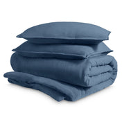 Washed Microfiber Duvet Cover & Sham Set - Bare Home