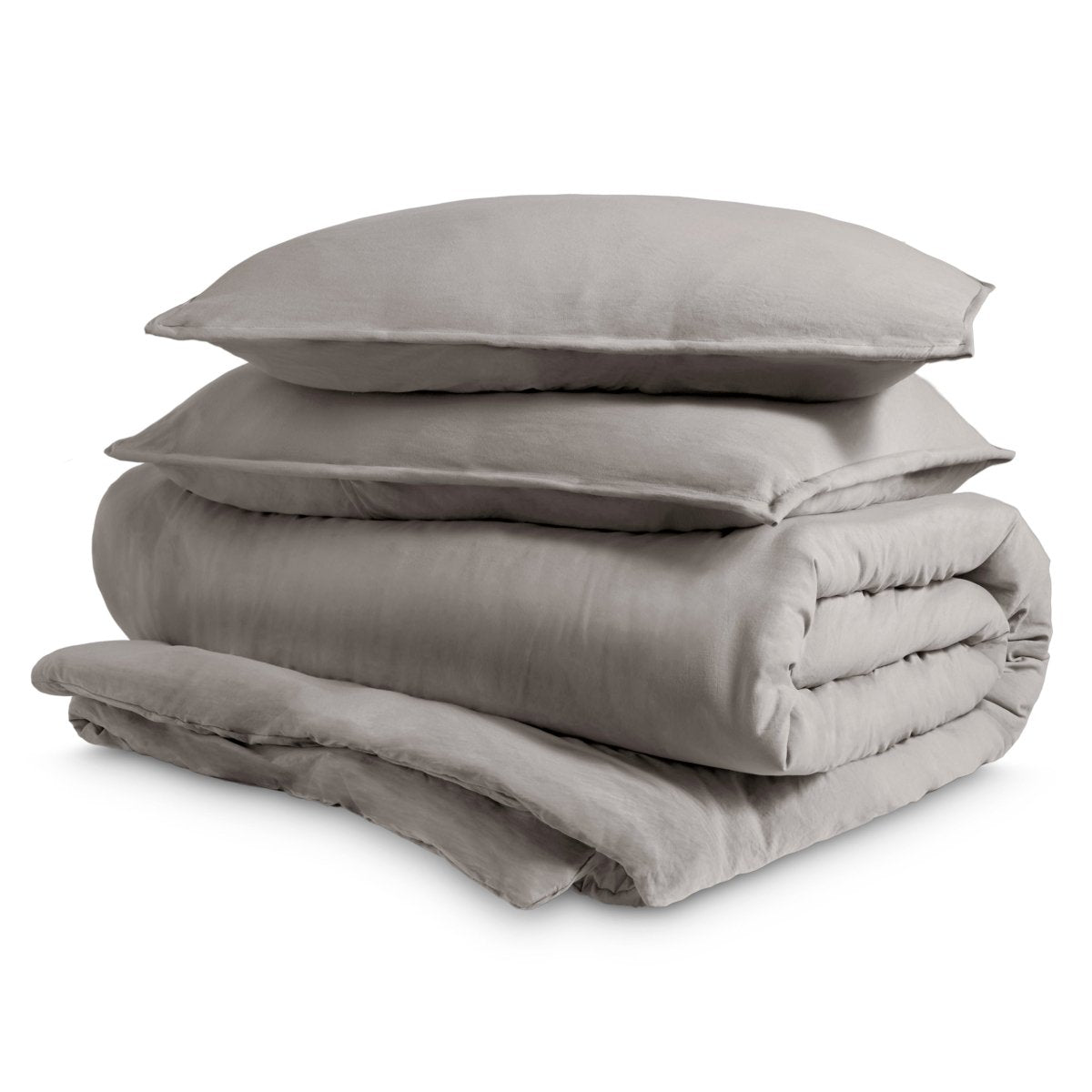 Washed Microfiber Duvet Cover & Sham Set - Bare Home