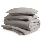 Washed Microfiber Duvet Cover & Sham Set - Bare Home