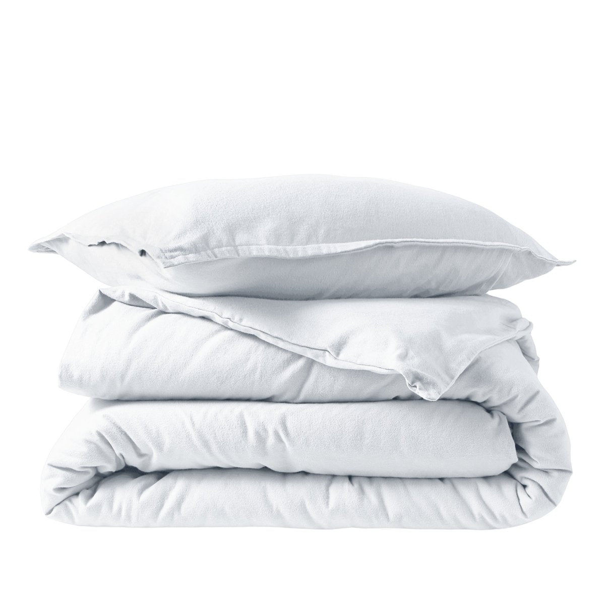 Cotton Flannel Duvet Cover & Sham Set